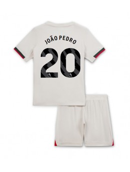 Billige Chelsea Joao Pedro #20 Bortedraktsett Barn 2025-26 Kortermet (+ Korte bukser)